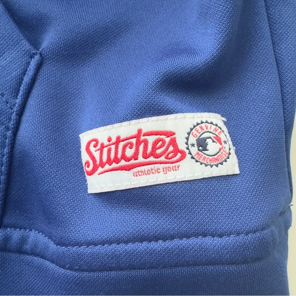 Chicago Cubs Hoodie Mens Medium MLB Pullover Stitches Sweatshirt Baseball - Picture 4 of 7